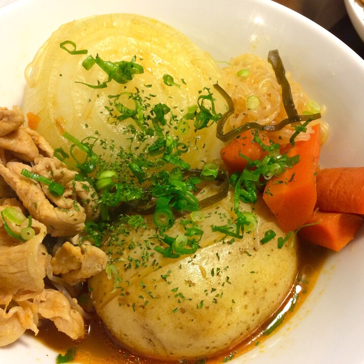 新じゃがと新玉ねぎのまるごと肉じゃが レシピ 作り方 By Mats29 楽天レシピ